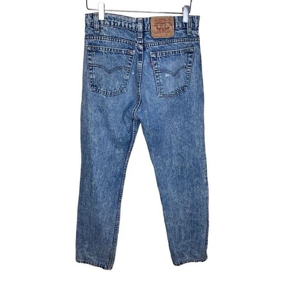 VTG Levi’s Light Acid Wash 505 Jeans USA Made 29x30 - Picture 4 of 7